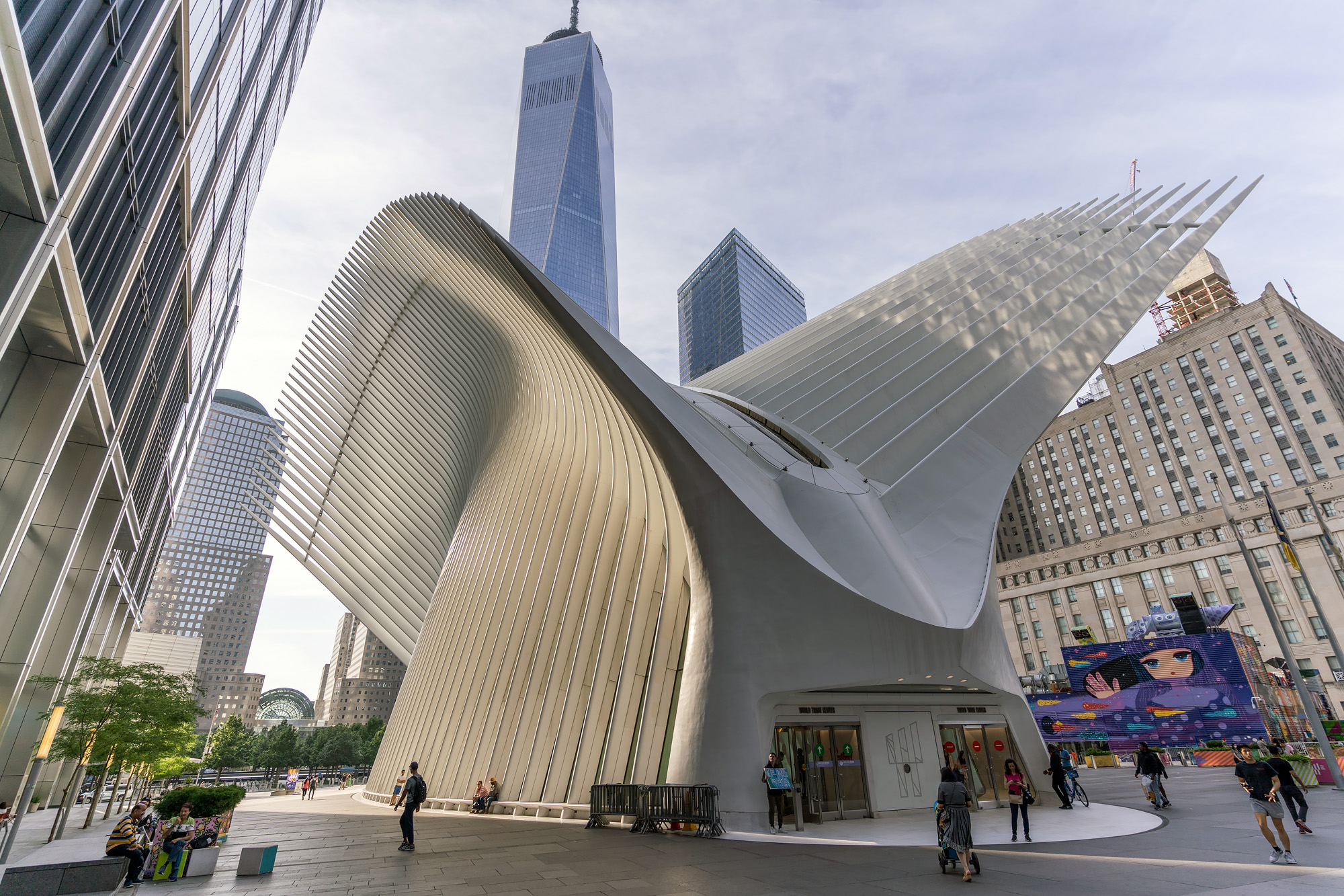Path Station And New World Trade Center