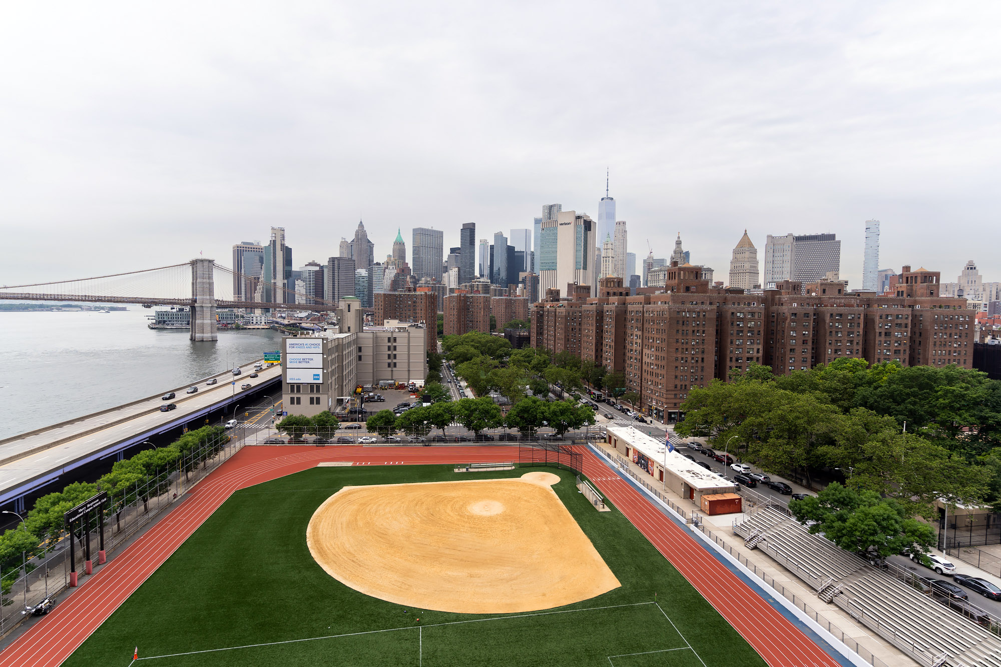 East River Baseball Field Manhattan