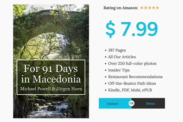 Macedonia Travel Book Price 1
