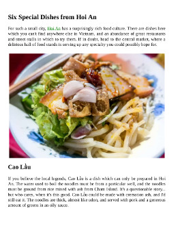 Hanoi Travel Book Sample