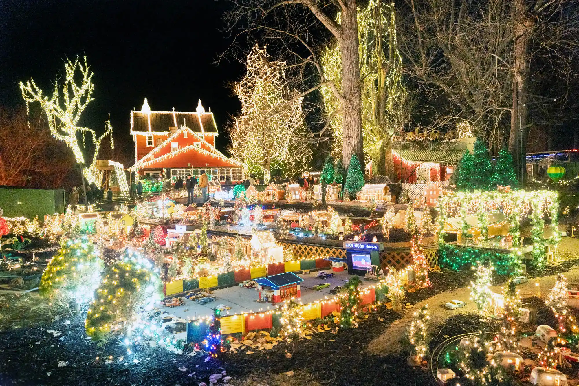 Mini Christmas Village in Ohio