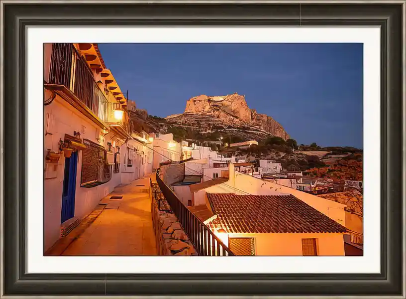 Framed photos of Alicante