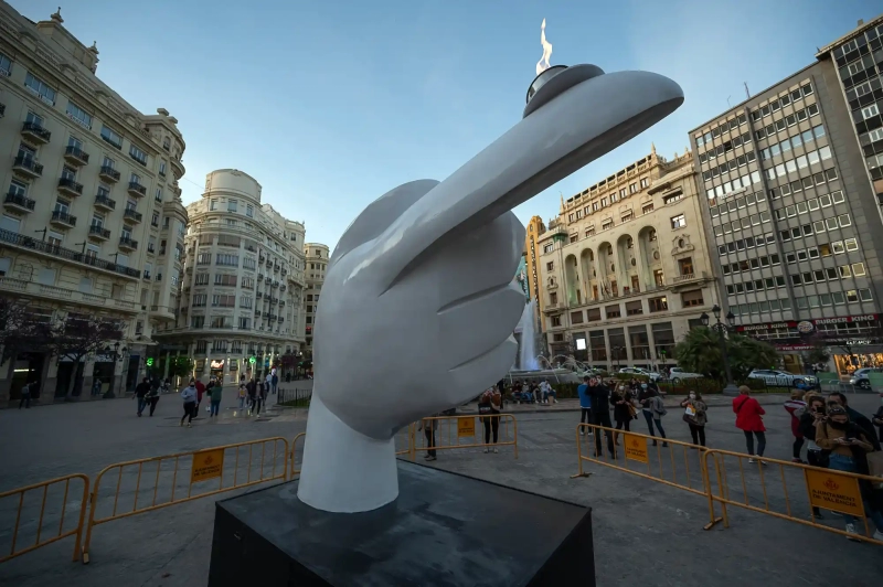 Finger fire Fallas