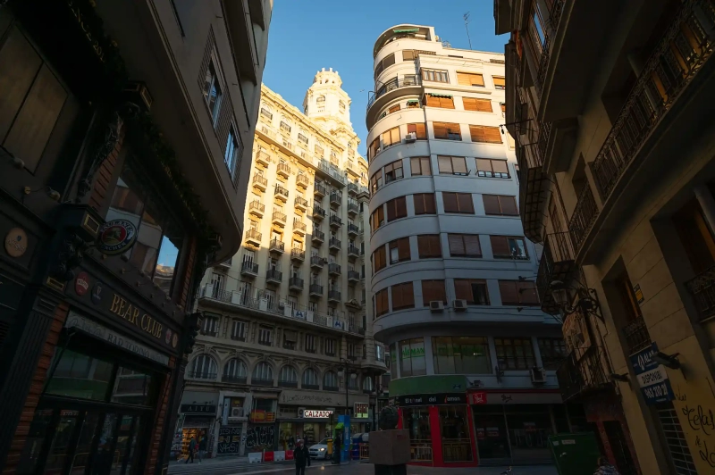City Center Architecture in Valencia