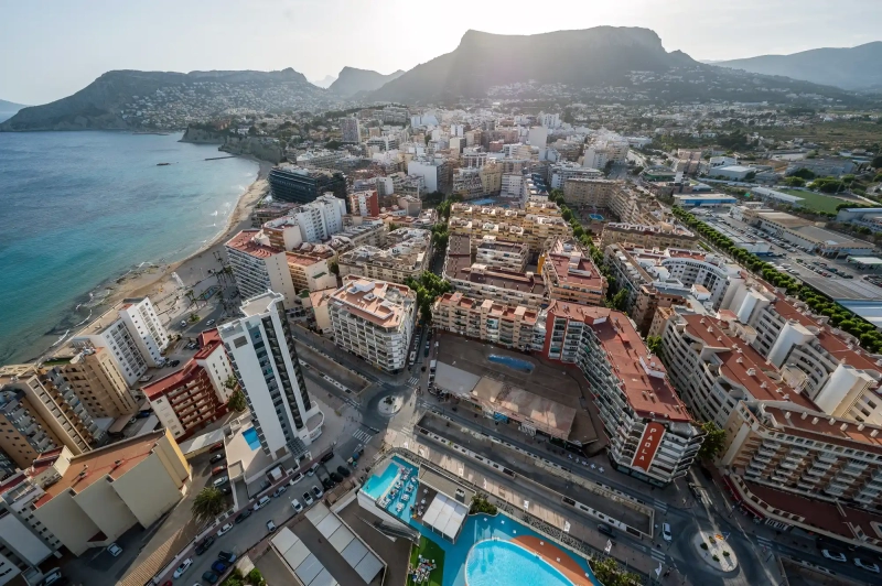 Calpe city panoramic Photos