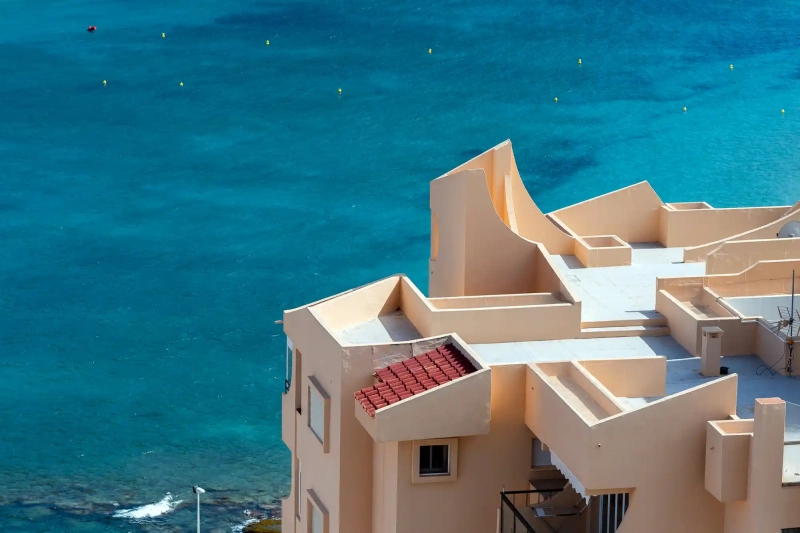 Blue sea of calpe