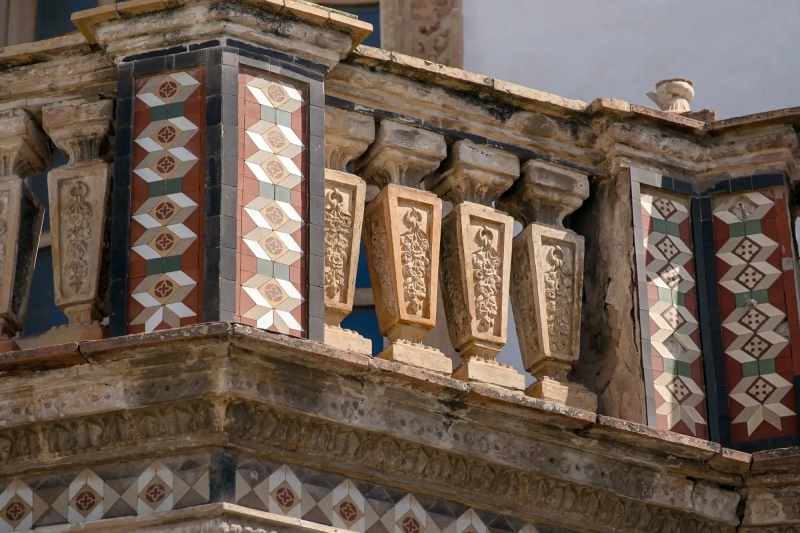 Ceramics balcony 