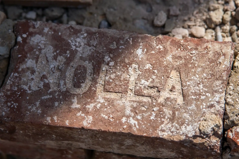 Brick stone with the nam NOLLA