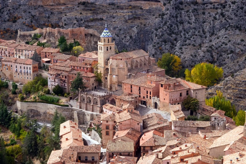 Drone picture Albarracin