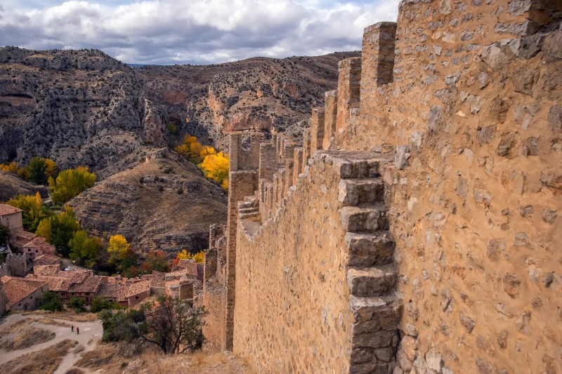 Albarracin city wall stairs