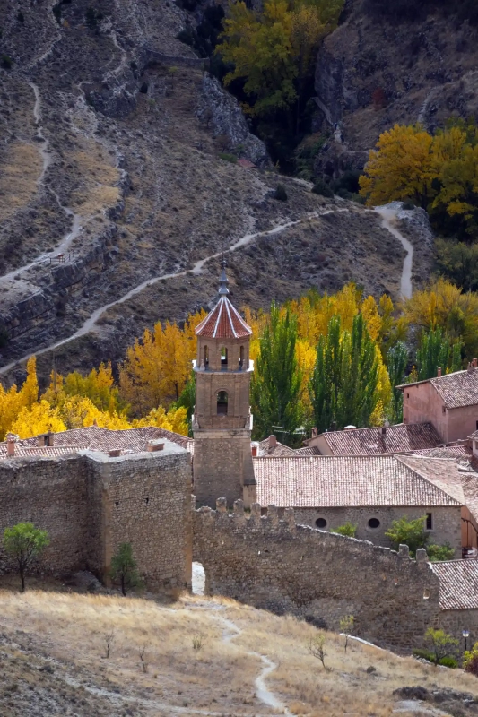 Bell tower and fall colors