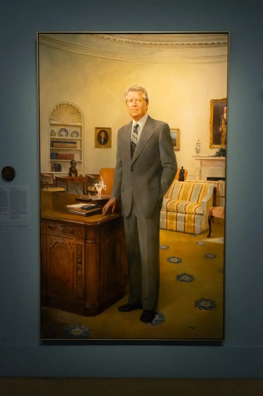 Jimmy Carter Portraits at the National Portraits