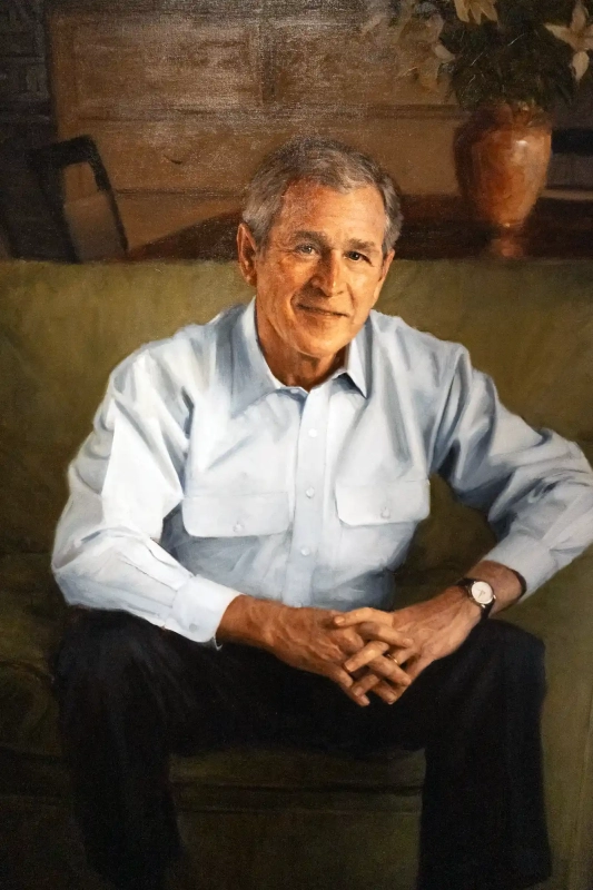 George W Bush portraits