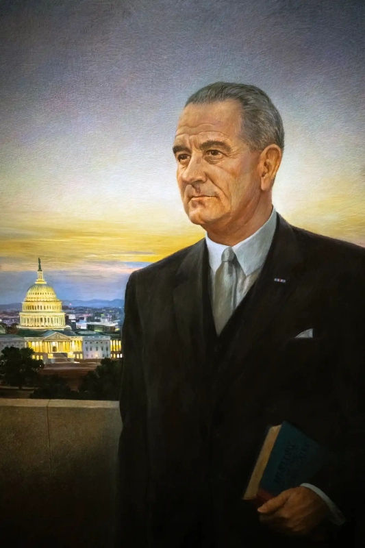 Lyndon Baines Johnson at the National Portraits Gallery