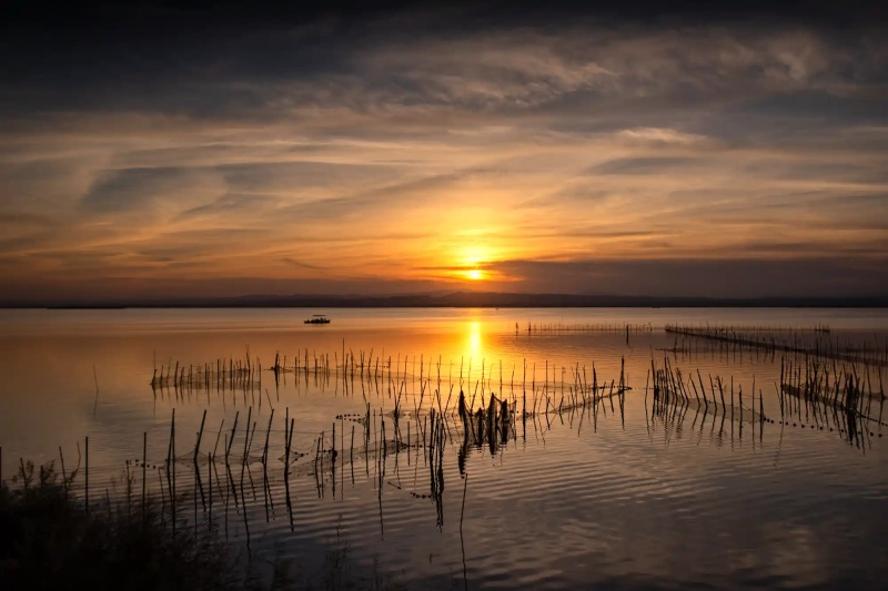 Abufera Lake Sunset