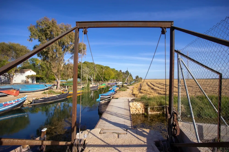Little port at the Albufera Lake