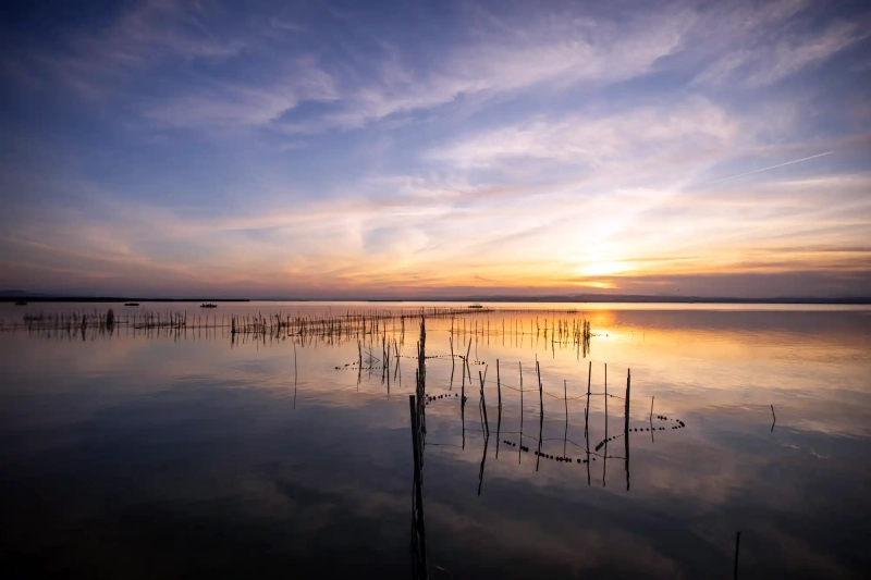 Reflecting Sunset near Valencia