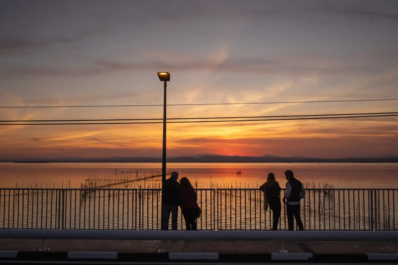 Romantic sunset spot in Valencia