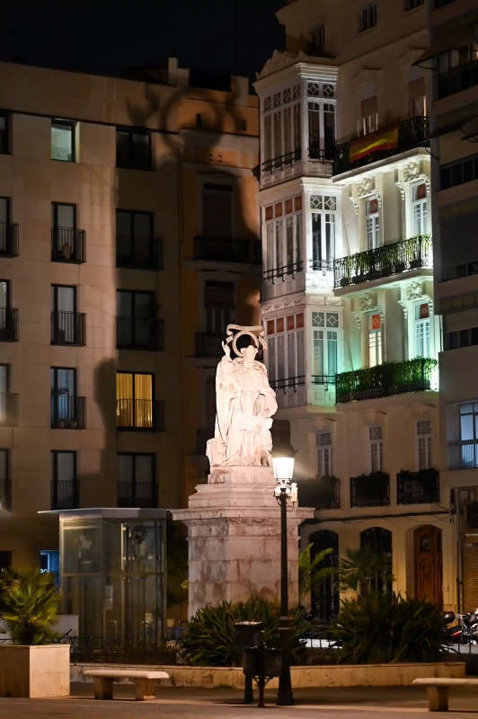 San Vicente Ferrer statue in Valencia