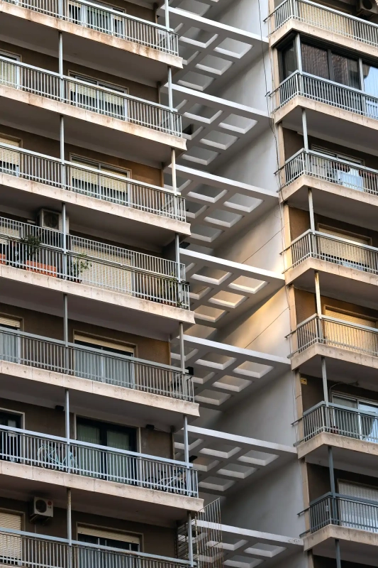 Modern apartment building in Valencia
