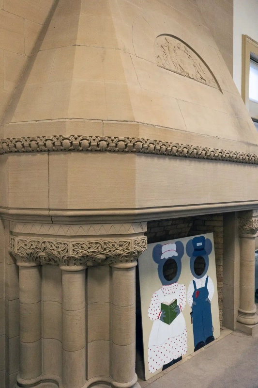 Fireplace warder library