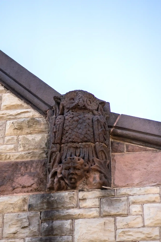 Stone owl of wisdom