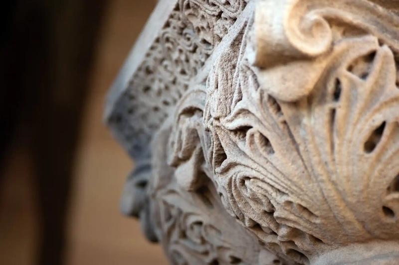 Leave stone carvings in Springfield