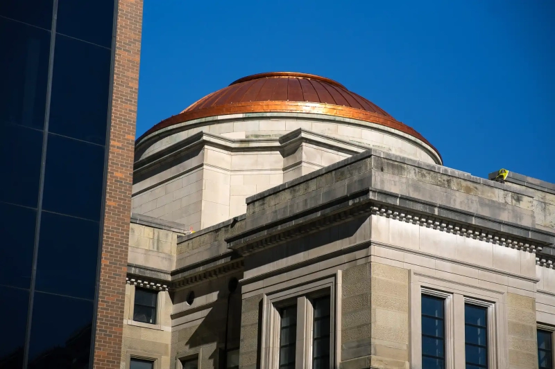 Courthouse dome in Springfield