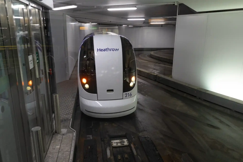 Arriving autonomous Pod