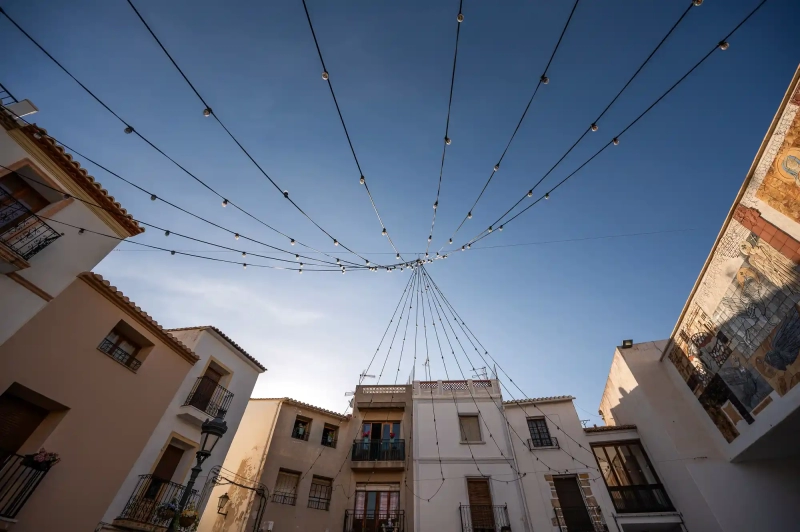 Old square in Calpe