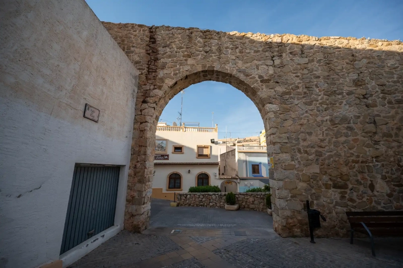 Calpe old town wall