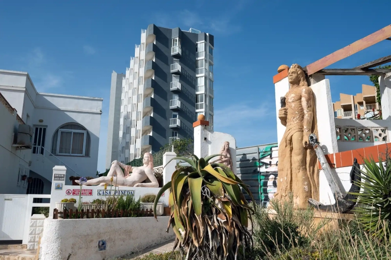 Weird statue in Calpe