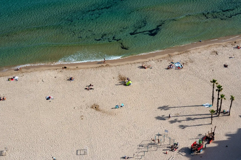 Calpe Beach from above