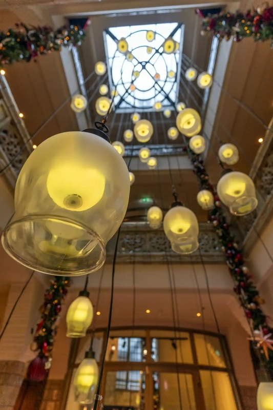 Boutique hotel lamps